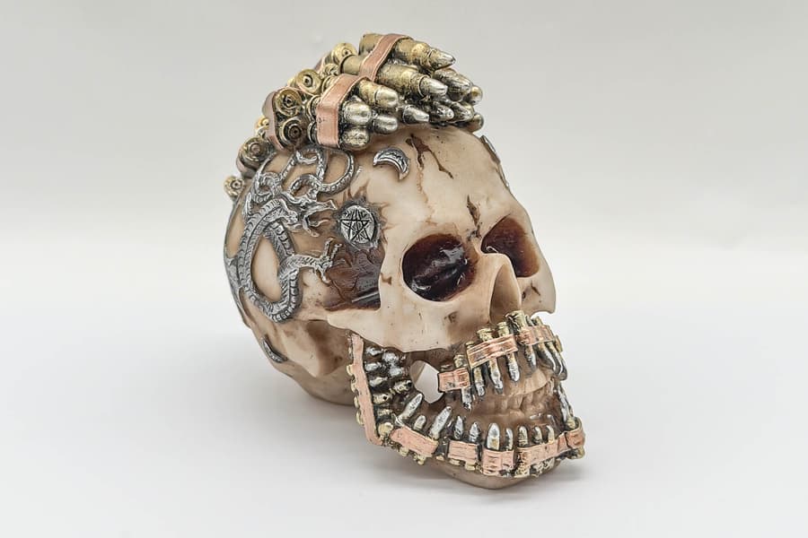 Steampunk Dekoobjekt \Totenkopf\
